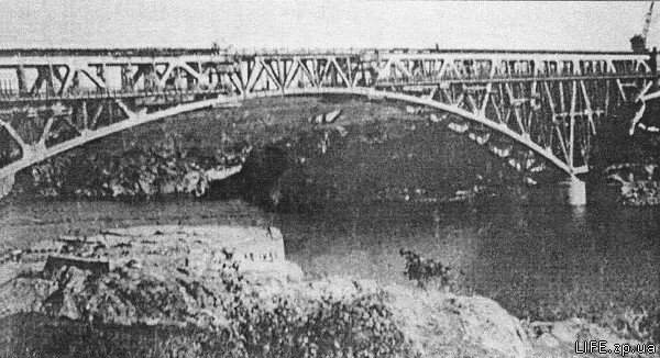 Демонтаж Кичкасского моста в сентябре 1931 года. Фото 30-х гг.