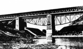 Мост через Малую Московку 1911 год.
