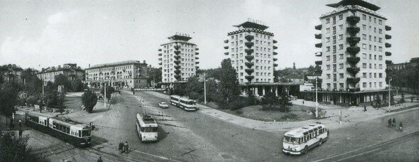 Транспортная площадь 1974-1975 года.