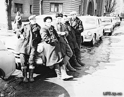 Запорожские таксисты, 1960 год.