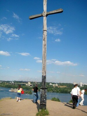 Крест на кургане, 2008 год.