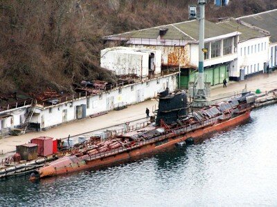 Подводная лодка «Запорожье» до ремонта.