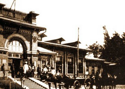 Александровск, железнодорожная станция, 1911 год
