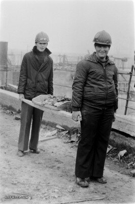 Субботник, строительство шлюза 4 апреля 1980 года