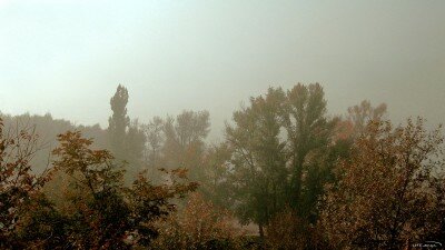 Туманное утро в Запорожье (Октябрь 2011 года)