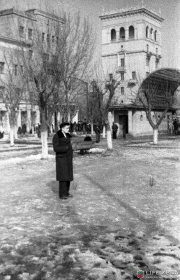 Зима 50-х годов на проспекте Металлургов