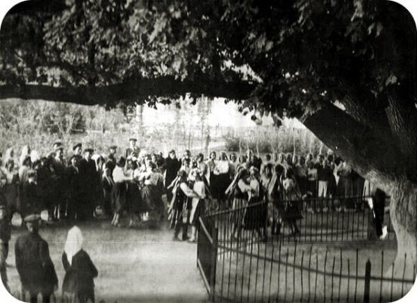 У Запорожского дуба, фото послевоенных лет