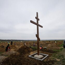 Крест бойцам, погибшим под Иловайском (АТО)