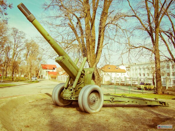 152 мм гаубица-пушка МЛ-20 времен Великой Отечественной войны
