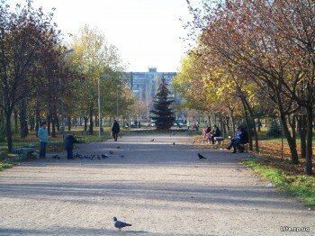 Красивый парк на ул. Лахтинская