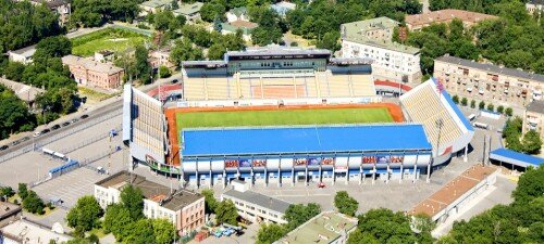 Стадион «Славутич-арена» с высоты