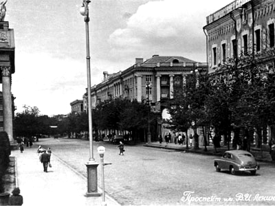 Район театра Щорса. 50-е года.