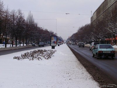 Зимний проспект Ленина