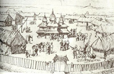 Так выглядела Хортицкая Сечь в XVI столетии