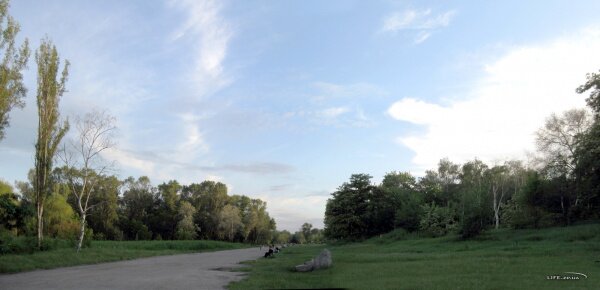 Панорама в парке Победы