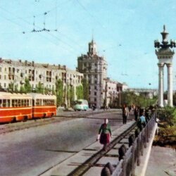 Мост на проспекте Ленина, 1964 год (60-е годы)