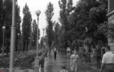 Ул.Леонова и СШ №30, лето 1953 года