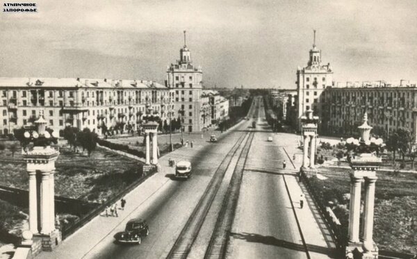 Проспект Ленина в 50-е годы