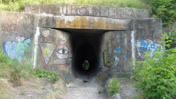 Тоннели Запорожья: водоотводный тоннель недалеко от платформы 166км (Бабурка)