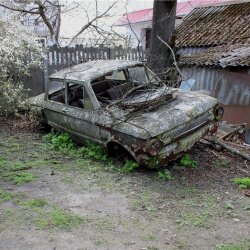 Запорожец ЗАЗ-968 в Припяти (Чернобыль)