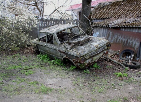 Запорожец ЗАЗ-968 в Припяти (Чернобыль)