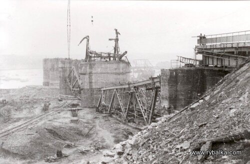 Восстановительная работа ДнепроГЭС, 1944 год (40-е годы)