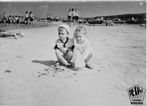 Ждановский пляж, 1956 год (50-е годы)