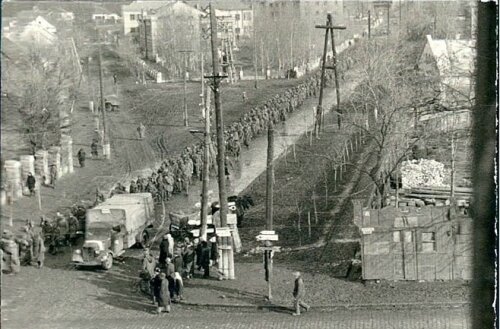 Фото времен оккупации Запорожья